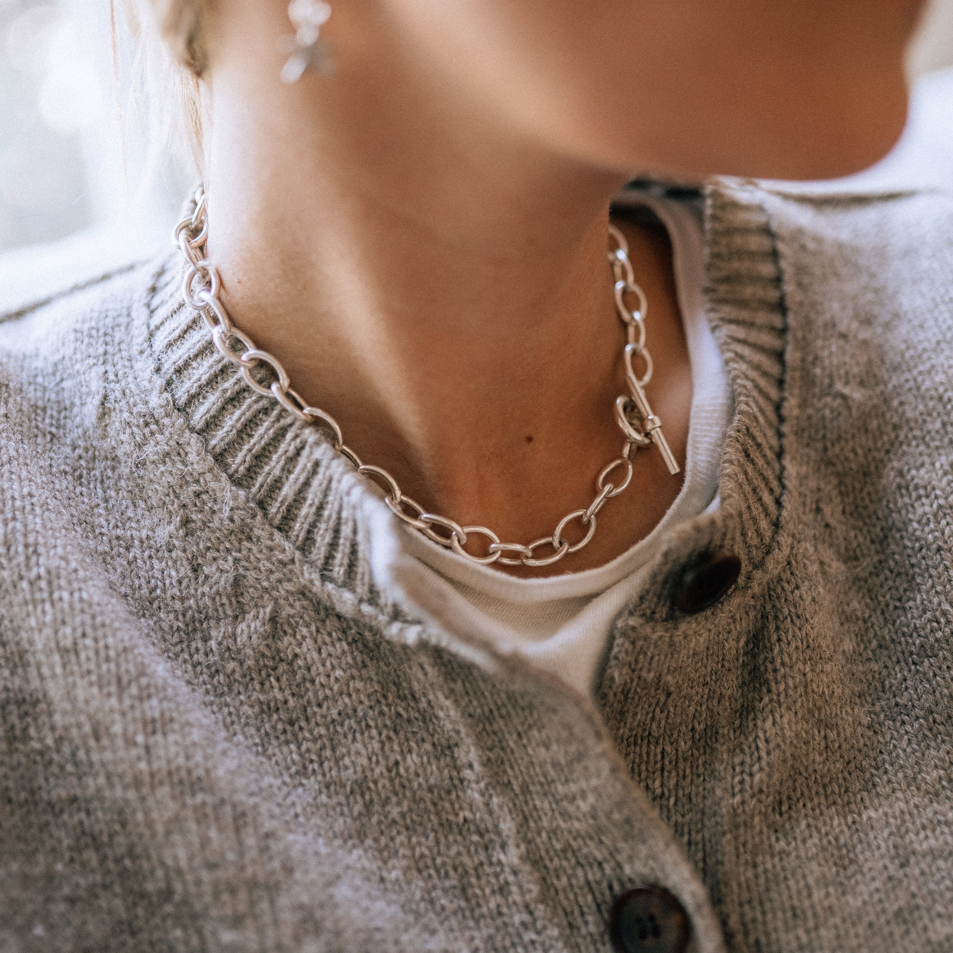 Silver Sylt Chain Necklace