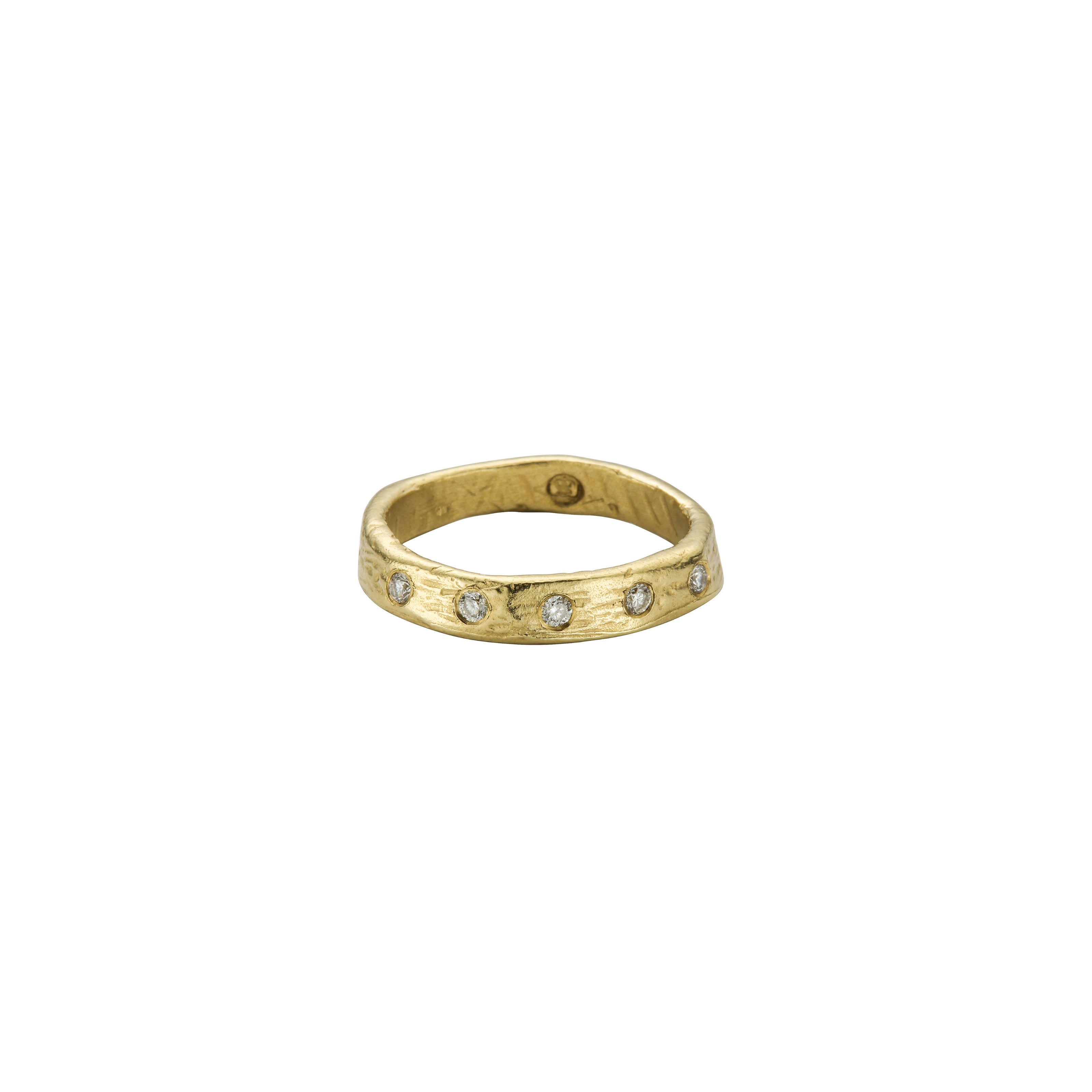Ladies' 18ct Yellow Gold Midi Posey Ring