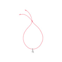 Silver Little Boy Cord Bracelet