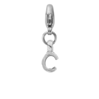 Silver Mini Alphabet Lobster Charm