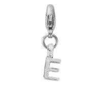 Silver Mini Alphabet Lobster Charm
