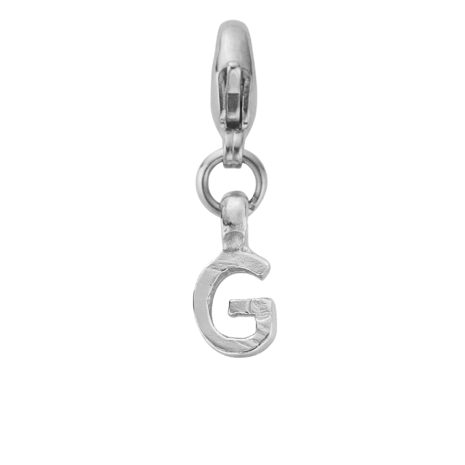 Silver Mini Alphabet Lobster Charm