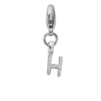 Silver Mini Alphabet Lobster Charm