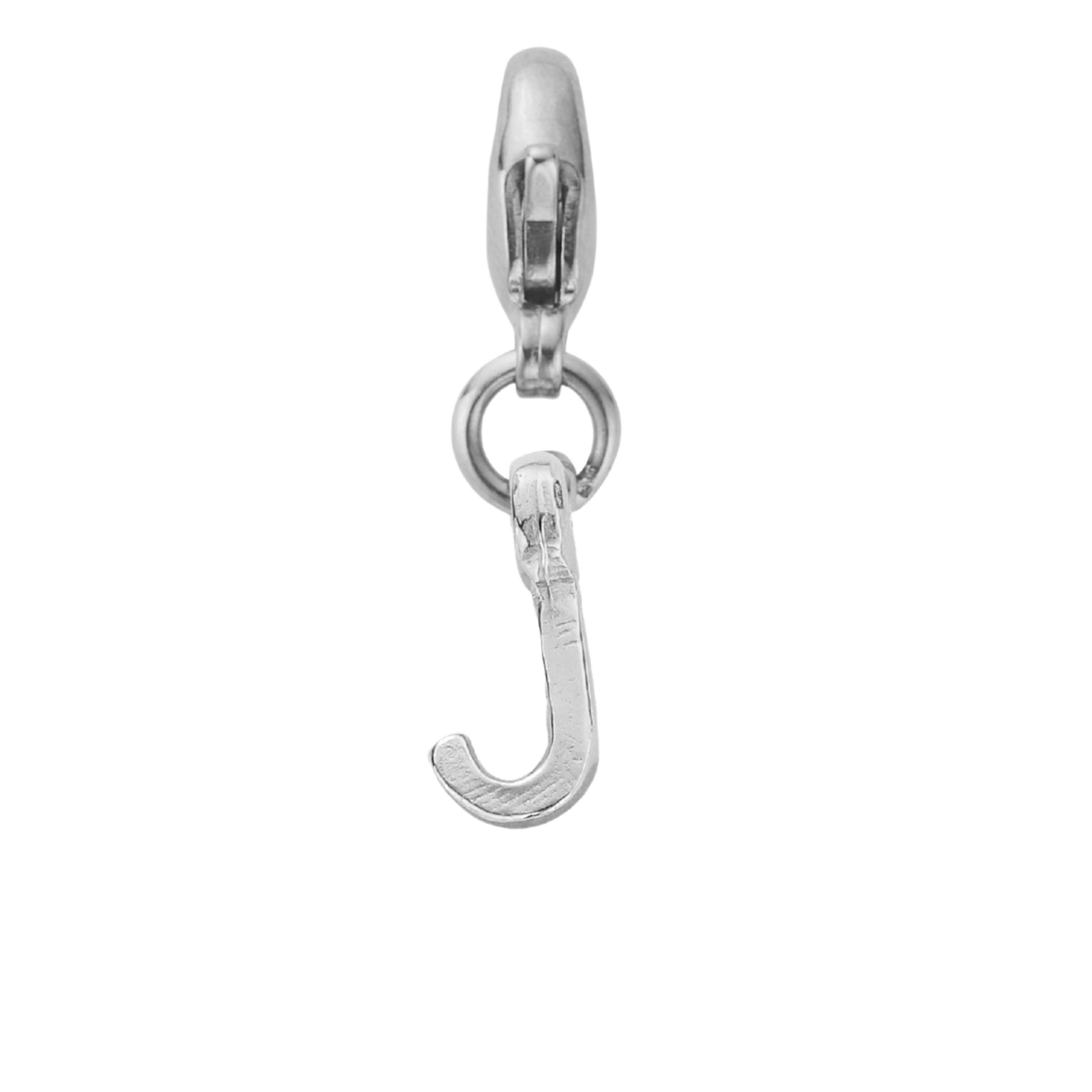 Silver Mini Alphabet Lobster Charm