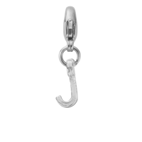 Silver Mini Alphabet Lobster Charm