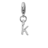 Silver Mini Alphabet Lobster Charm