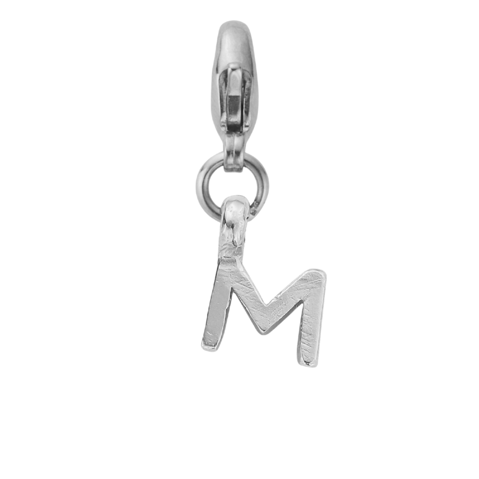 Silver Mini Alphabet Lobster Charm