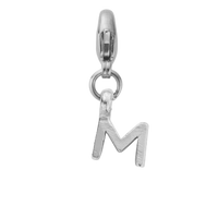 Silver Mini Alphabet Lobster Charm