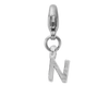 Silver Mini Alphabet Lobster Charm