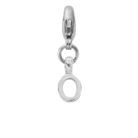 Silver Mini Alphabet Lobster Charm