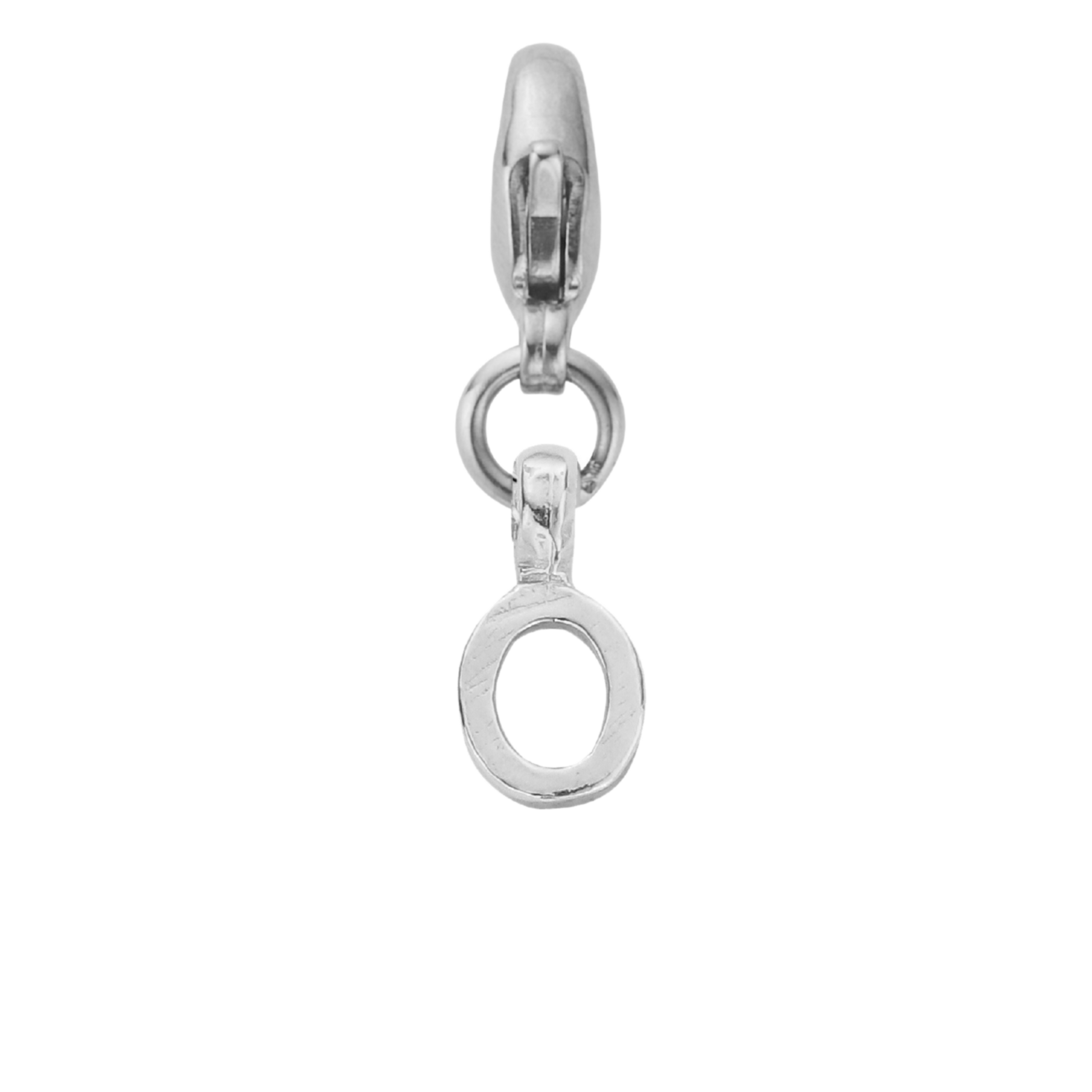 Silver Mini Alphabet Lobster Charm