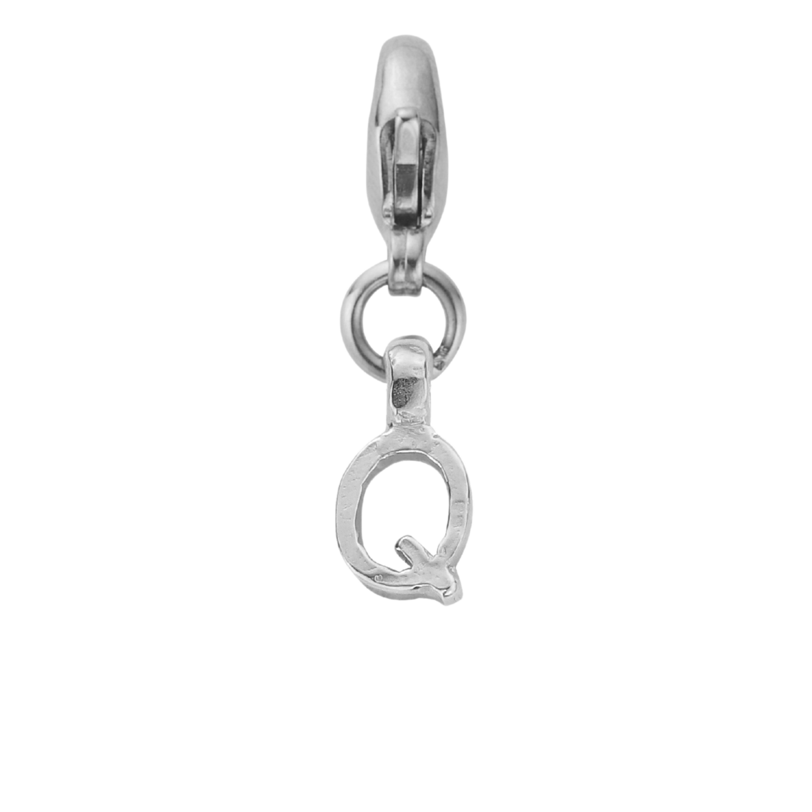 Silver Mini Alphabet Lobster Charm