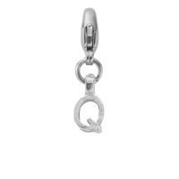 Silver Mini Alphabet Lobster Charm