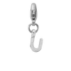 Silver Mini Alphabet Lobster Charm