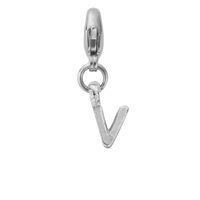 Silver Mini Alphabet Lobster Charm