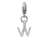 Silver Mini Alphabet Lobster Charm
