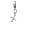 Silver Mini Alphabet Lobster Charm