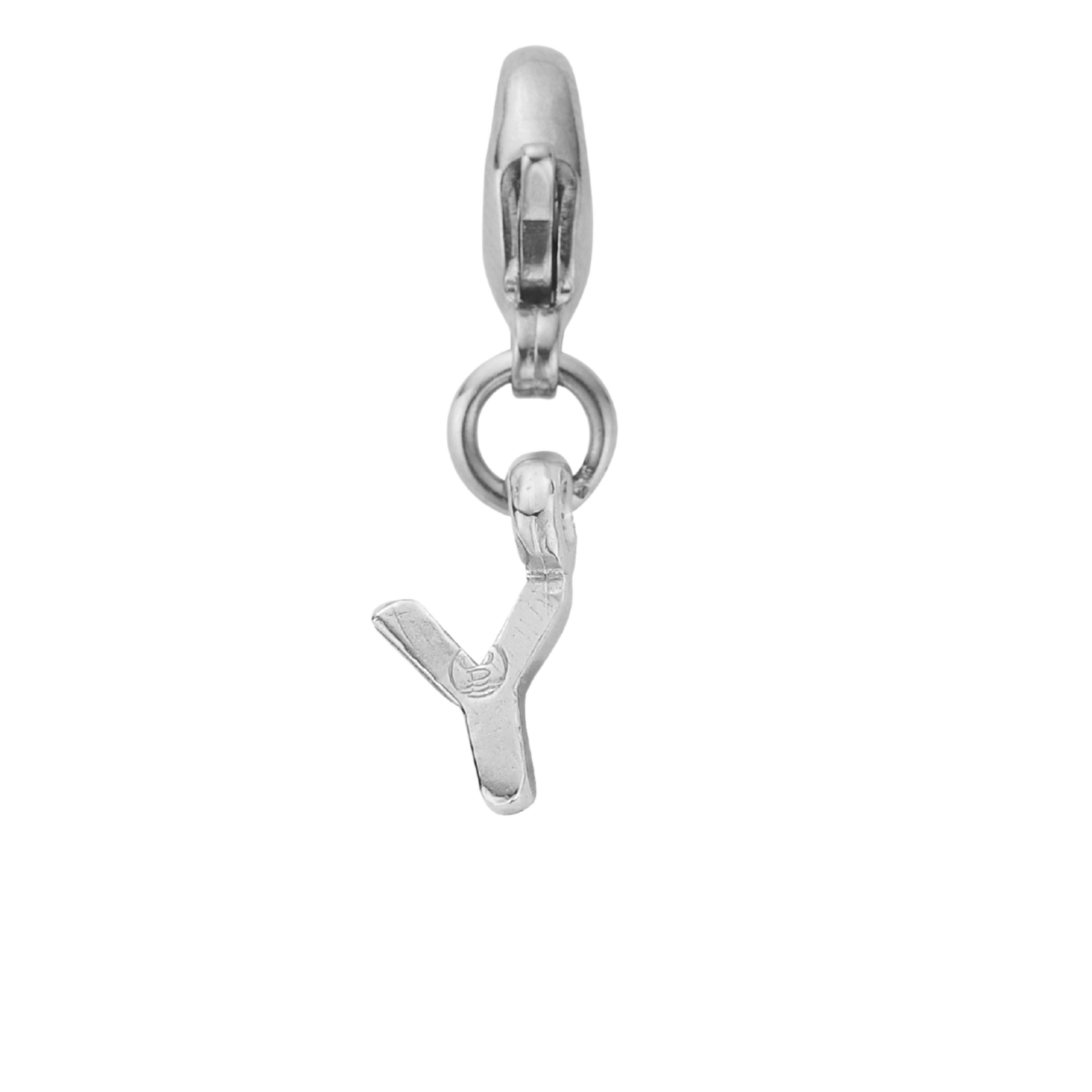 Silver Mini Alphabet Lobster Charm