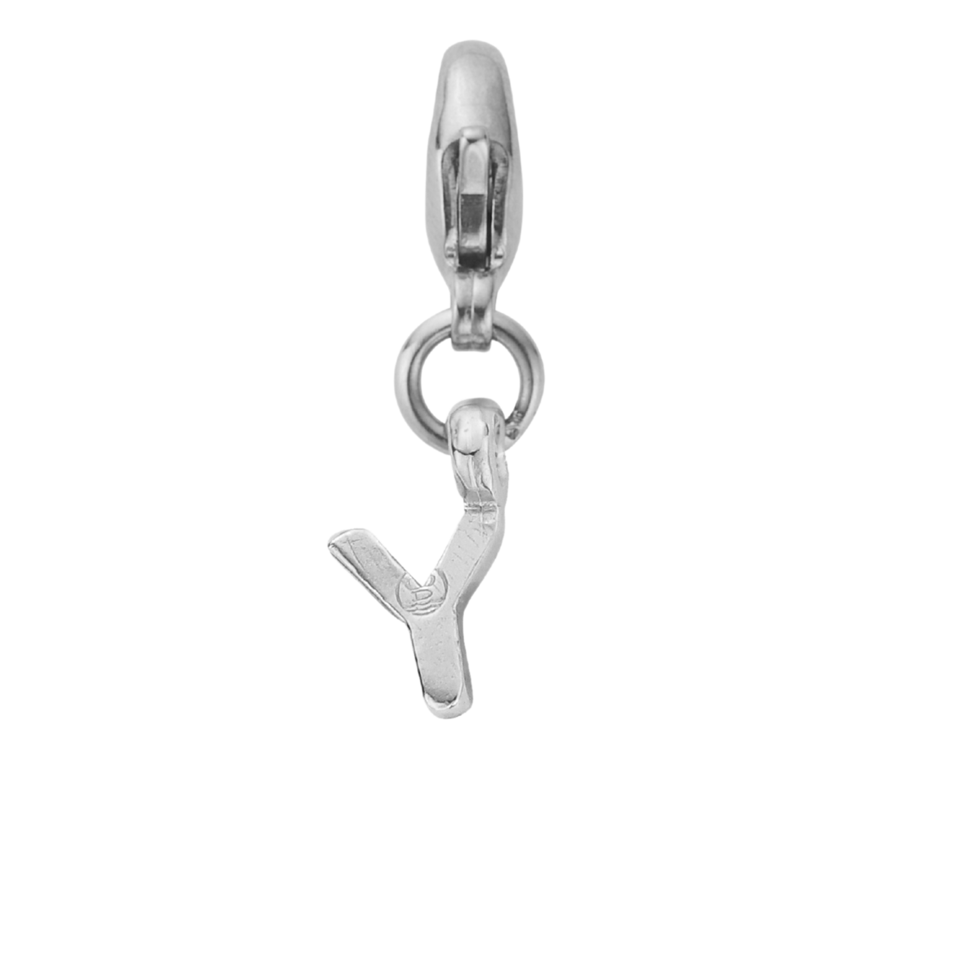 Silver Mini Alphabet Lobster Charm