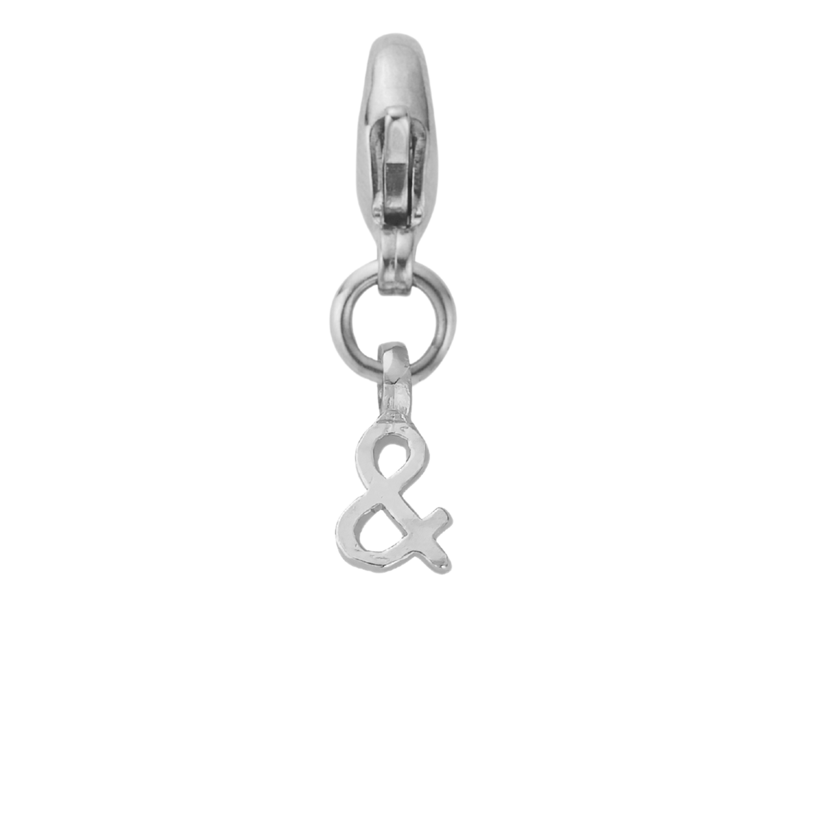 Silver Mini Alphabet Lobster Charm