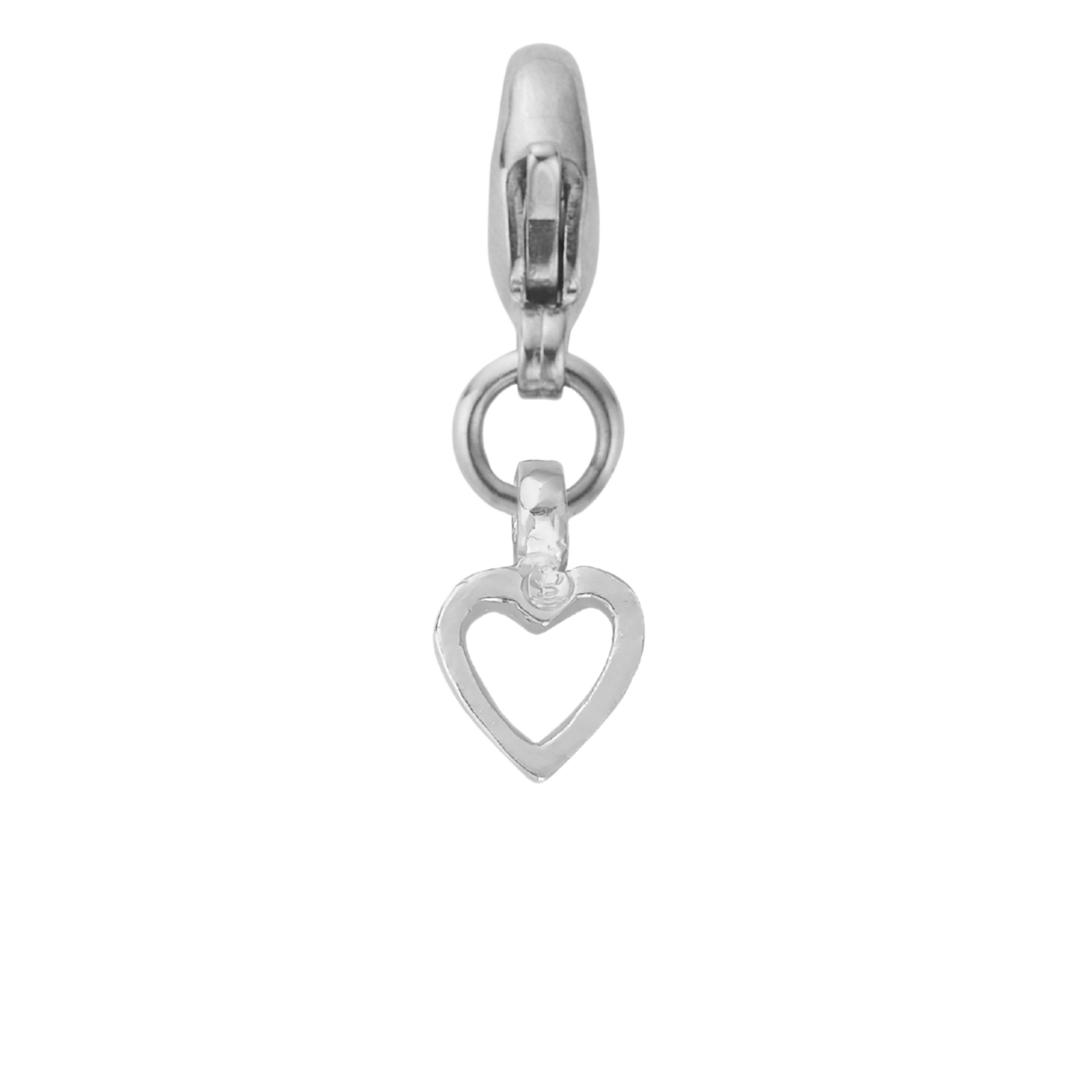 Silver Mini Alphabet Lobster Charm