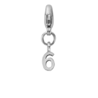 Silver Mini Alphabet Lobster Charm