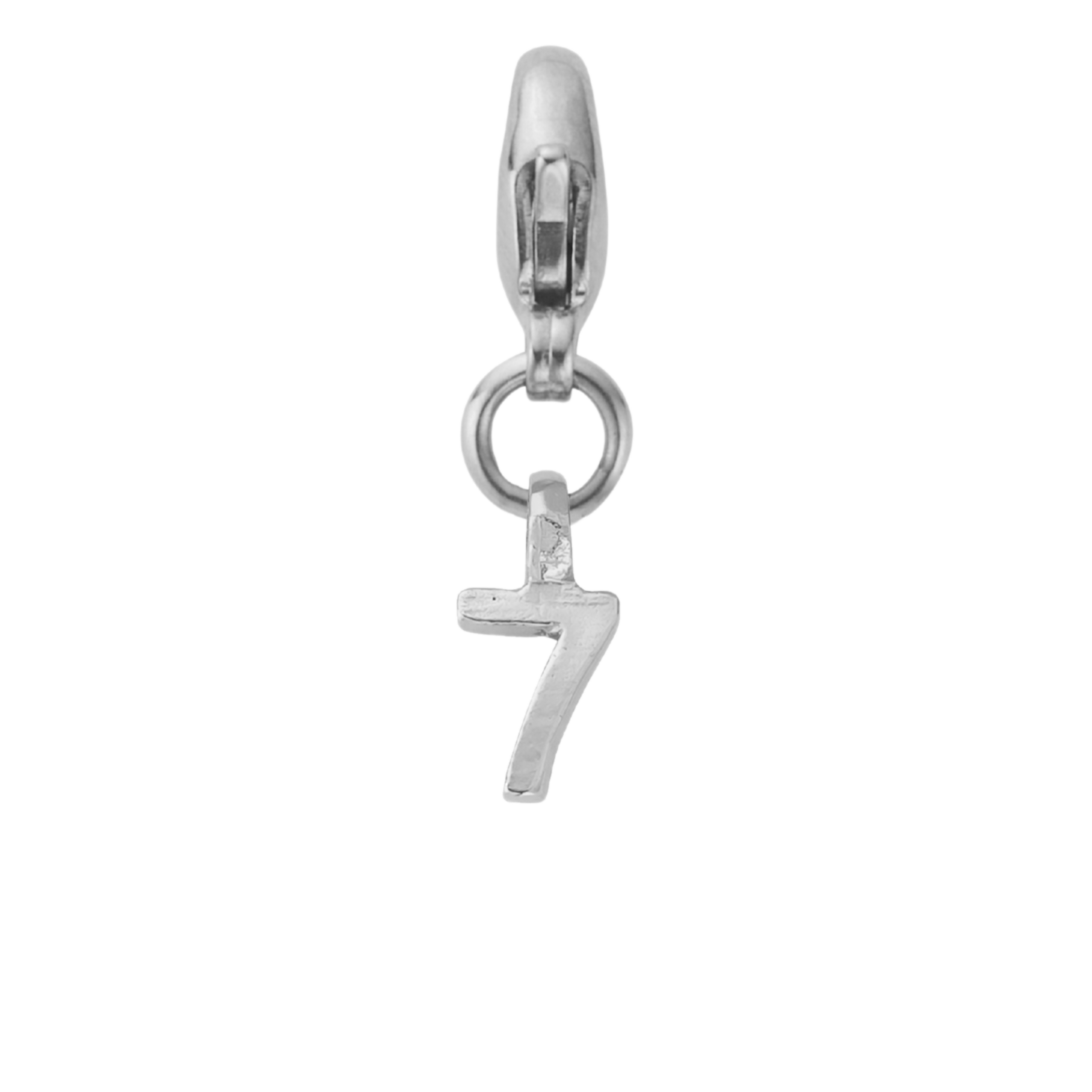 Silver Mini Alphabet Lobster Charm