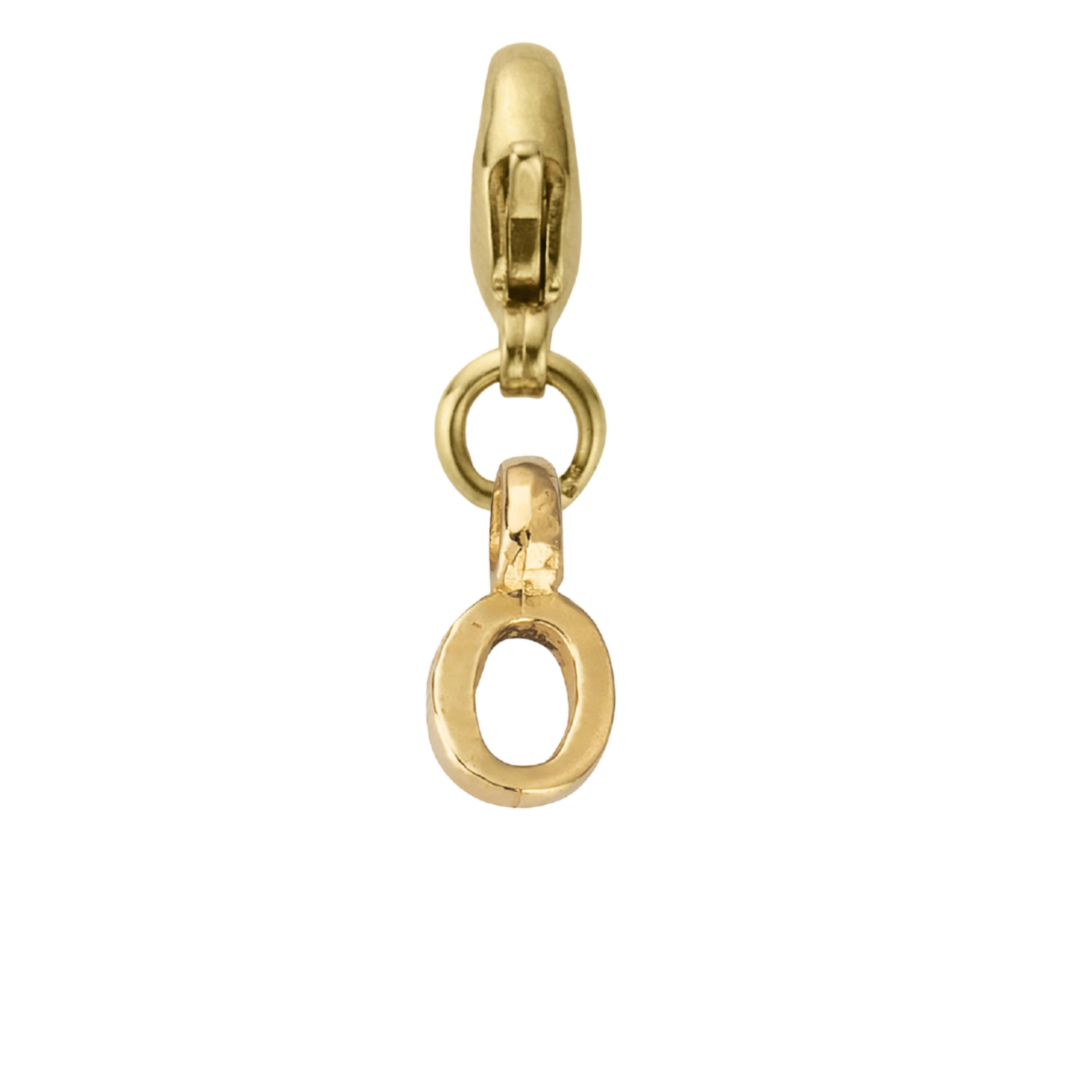 Gold Mini Alphabet Lobster Charm