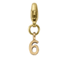 Gold Mini Alphabet Lobster Charm