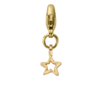Gold Mini Alphabet Lobster Charm