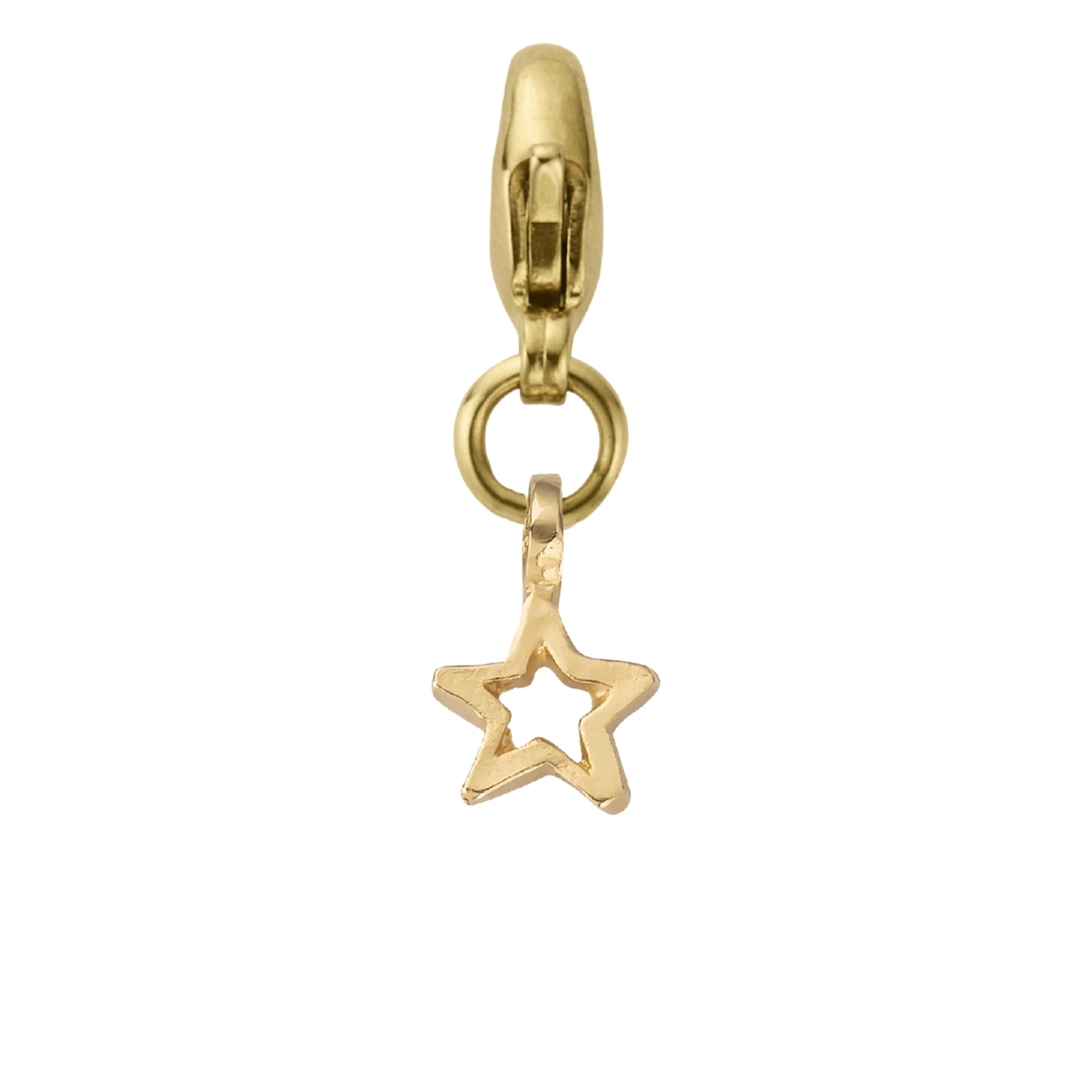 Gold Mini Alphabet Lobster Charm