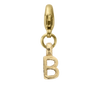 Gold Mini Alphabet Lobster Charm
