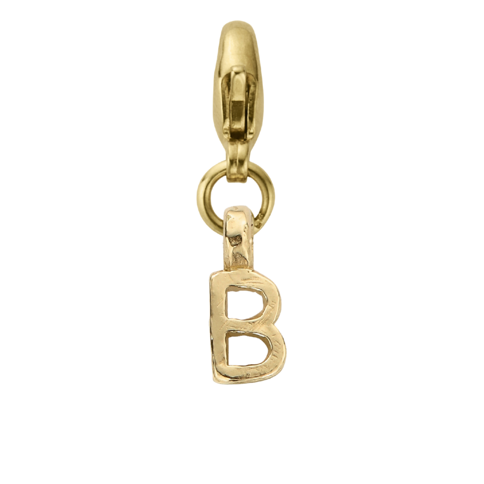 Gold Mini Alphabet Lobster Charm
