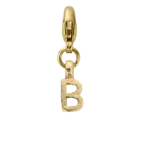 Gold Mini Alphabet Lobster Charm