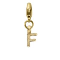 Gold Mini Alphabet Lobster Charm