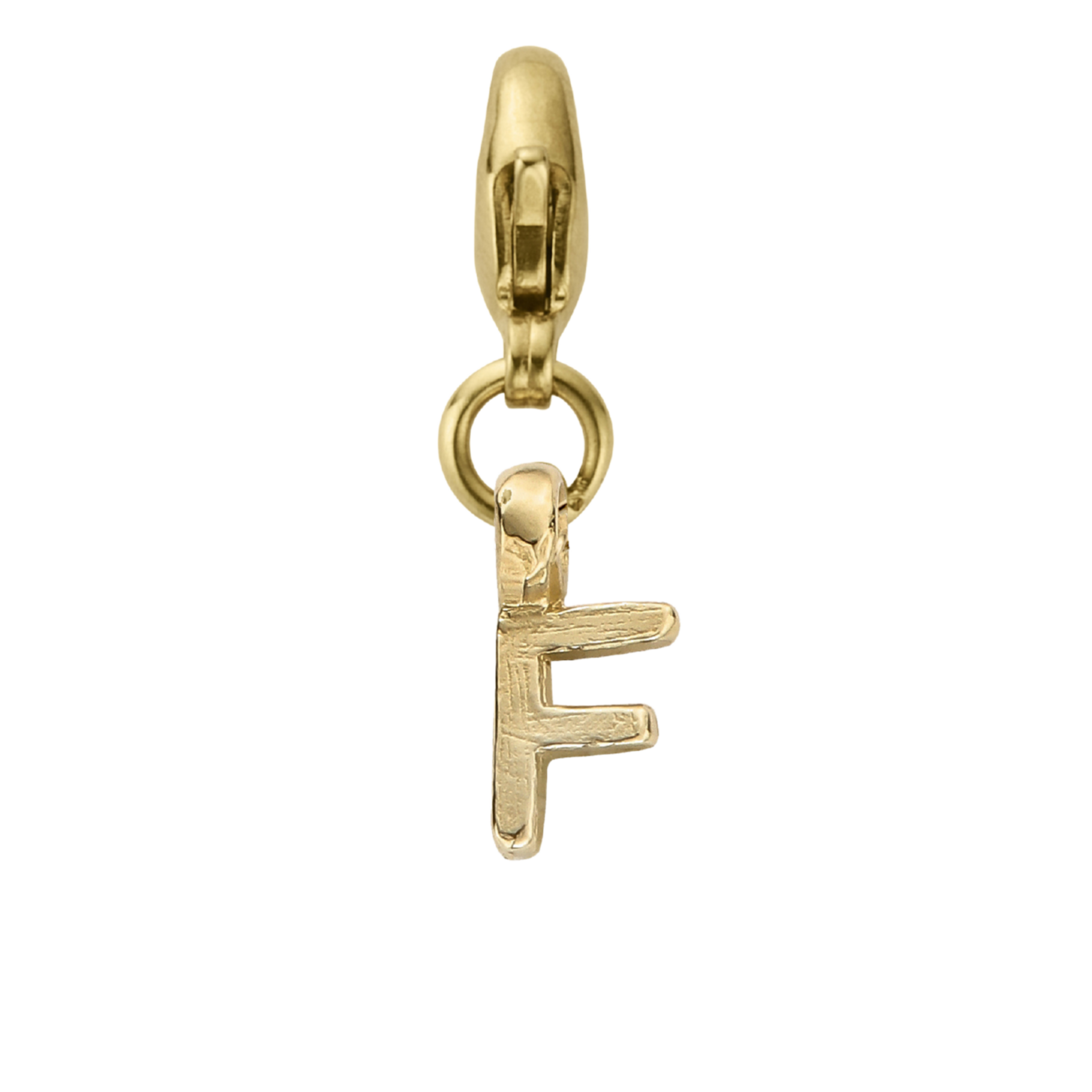 Gold Mini Alphabet Lobster Charm