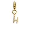 Gold Mini Alphabet Lobster Charm