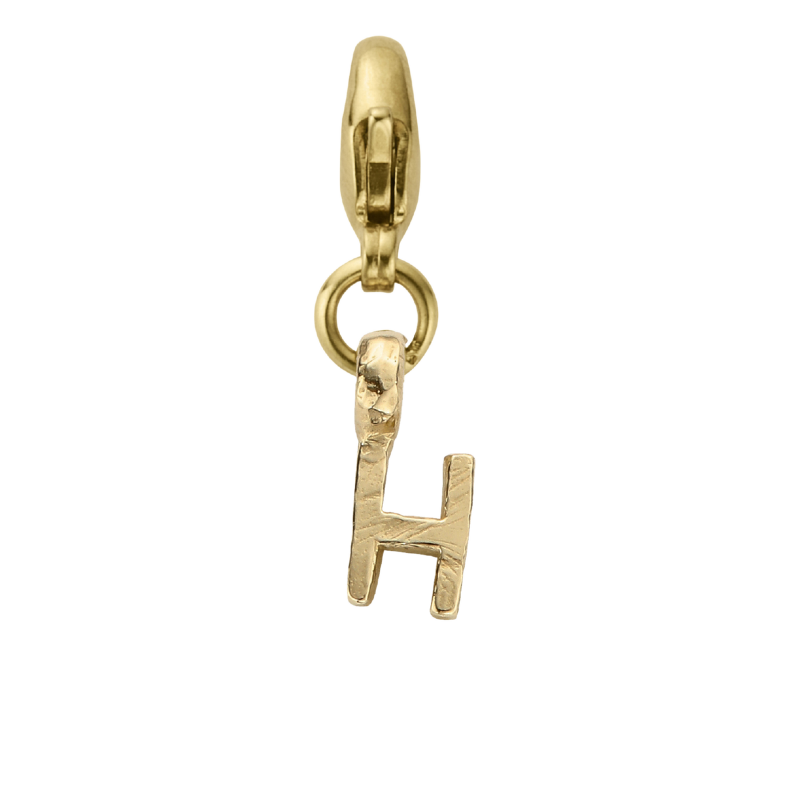 Gold Mini Alphabet Lobster Charm