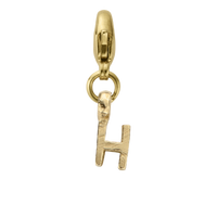 Gold Mini Alphabet Lobster Charm