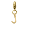 Gold Mini Alphabet Lobster Charm