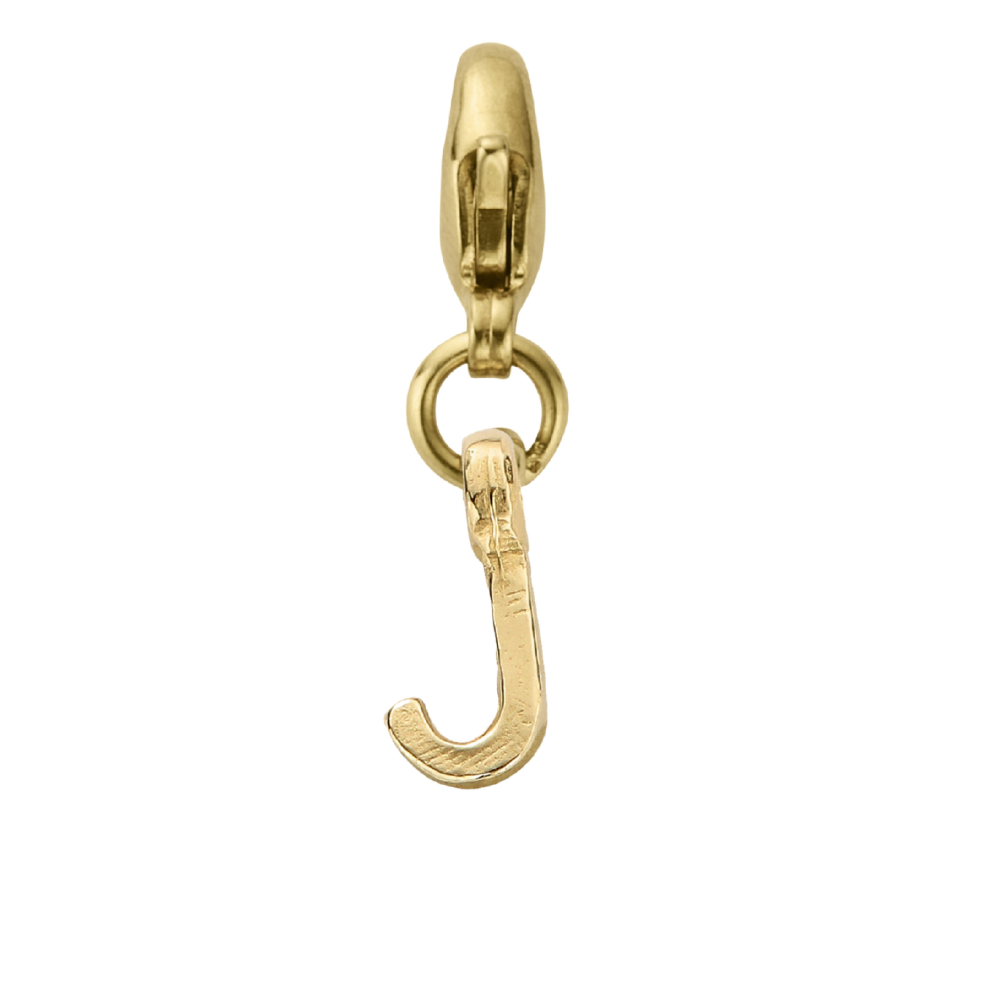 Gold Mini Alphabet Lobster Charm
