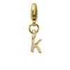 Gold Mini Alphabet Lobster Charm