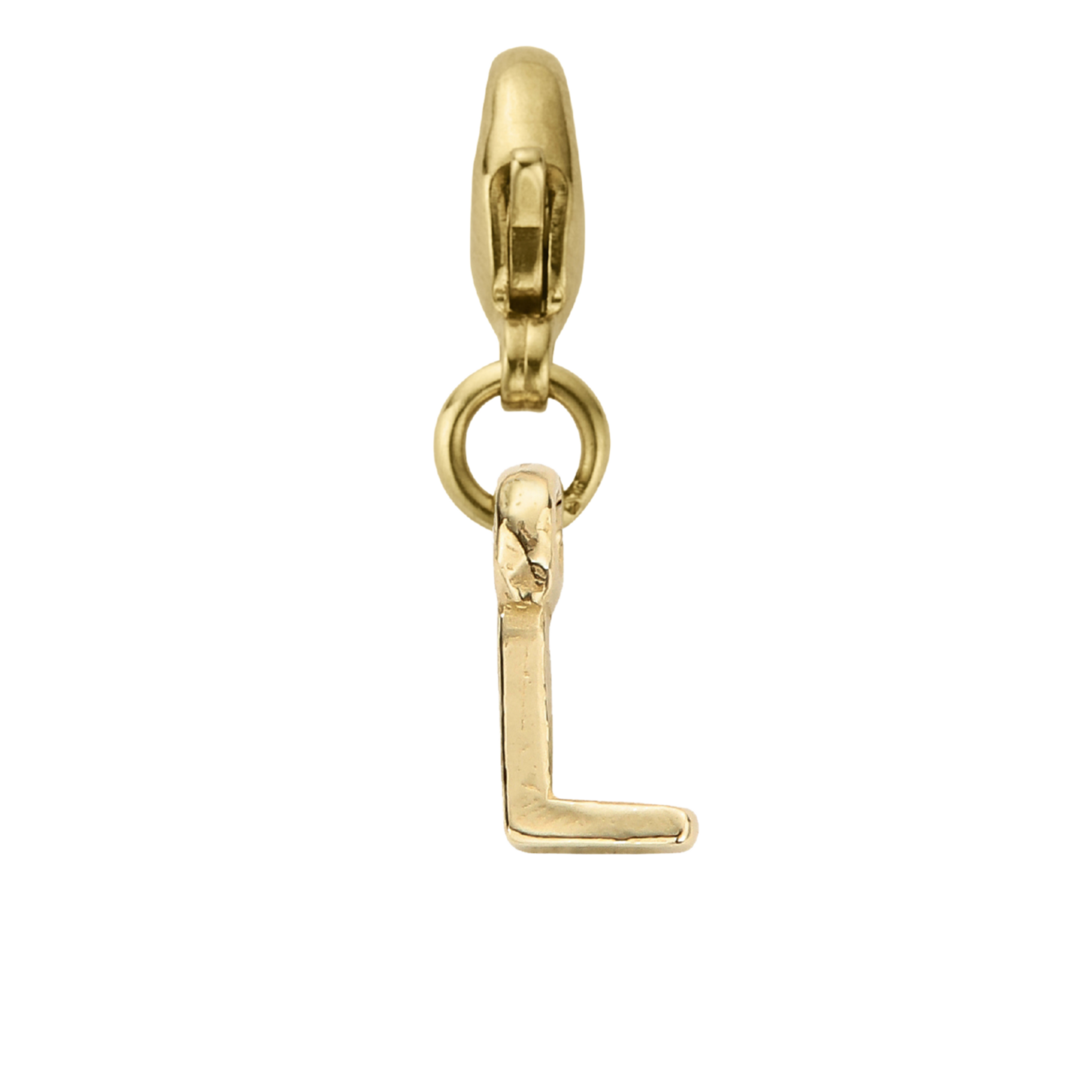 Gold Mini Alphabet Lobster Charm