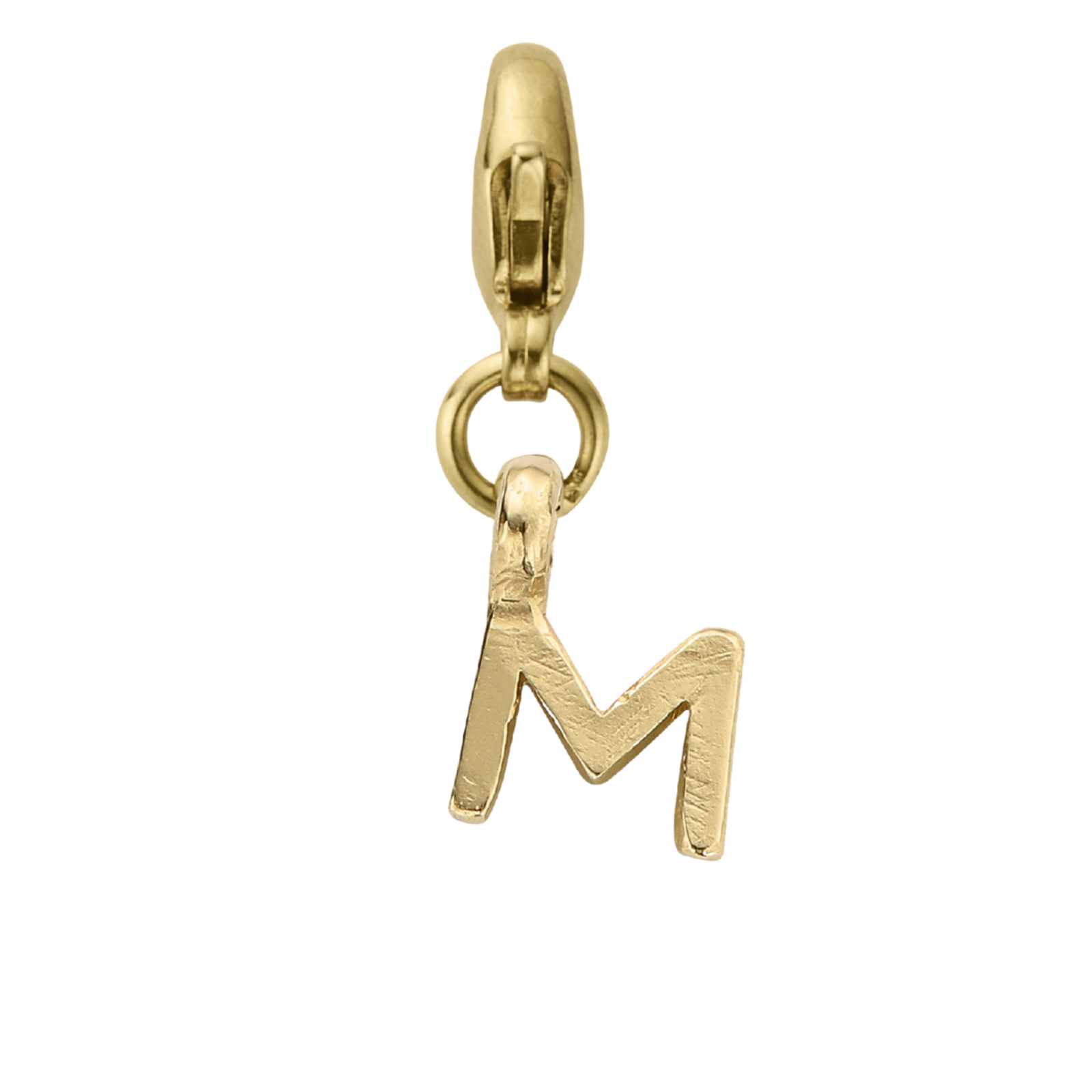Gold Mini Alphabet Lobster Charm