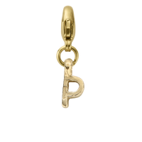 Gold Mini Alphabet Lobster Charm