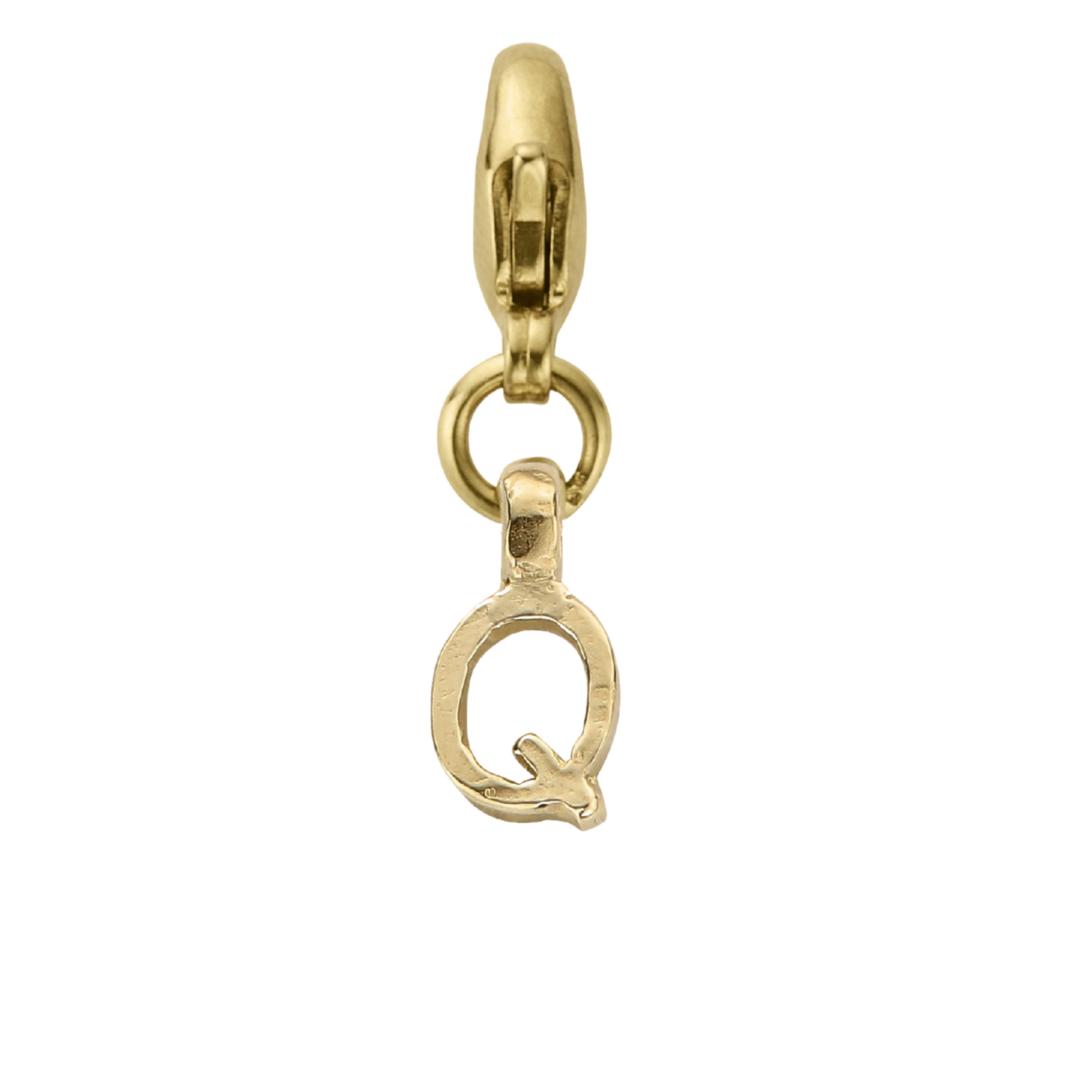 Gold Mini Alphabet Lobster Charm