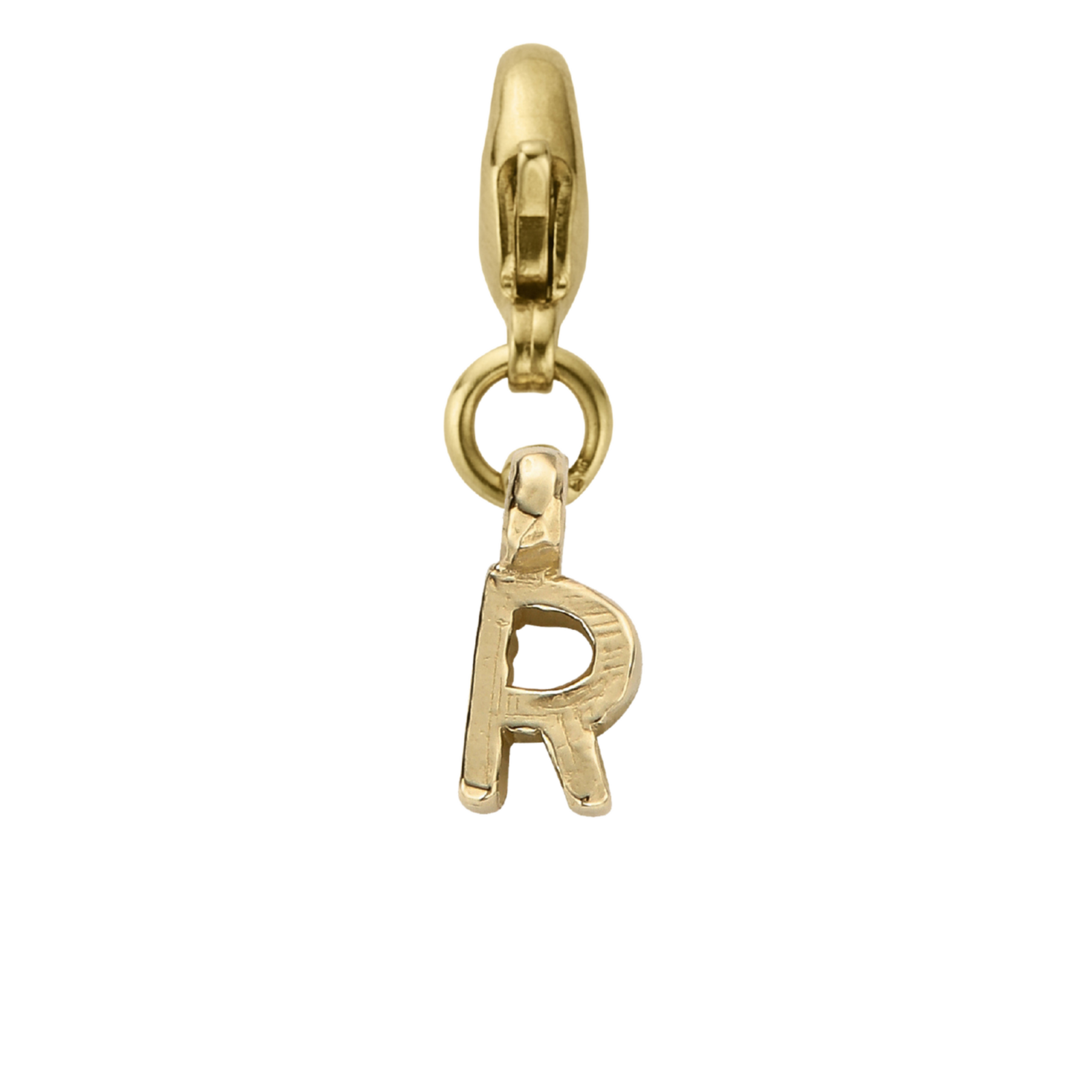 Gold Mini Alphabet Lobster Charm