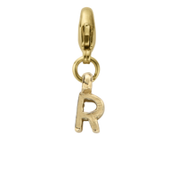 Gold Mini Alphabet Lobster Charm