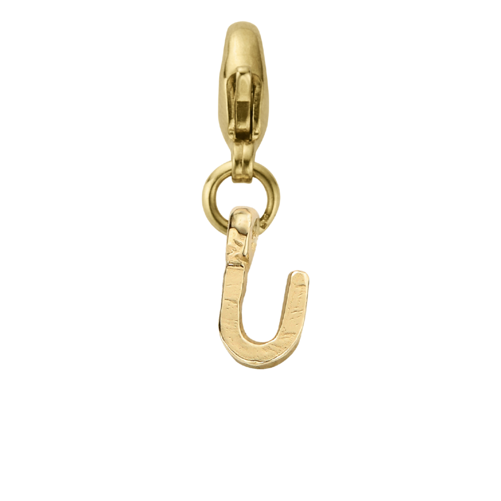 Gold Mini Alphabet Lobster Charm