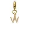 Gold Mini Alphabet Lobster Charm
